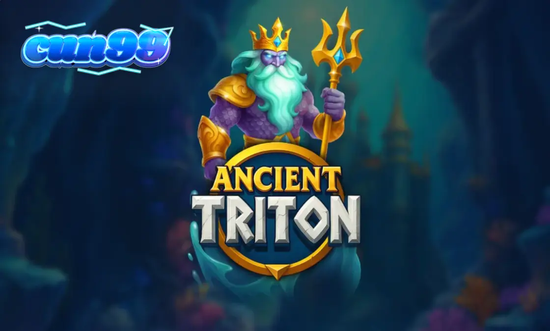 Pemandangan bawah laut yang megah dalam permainan slot Ancient Triton